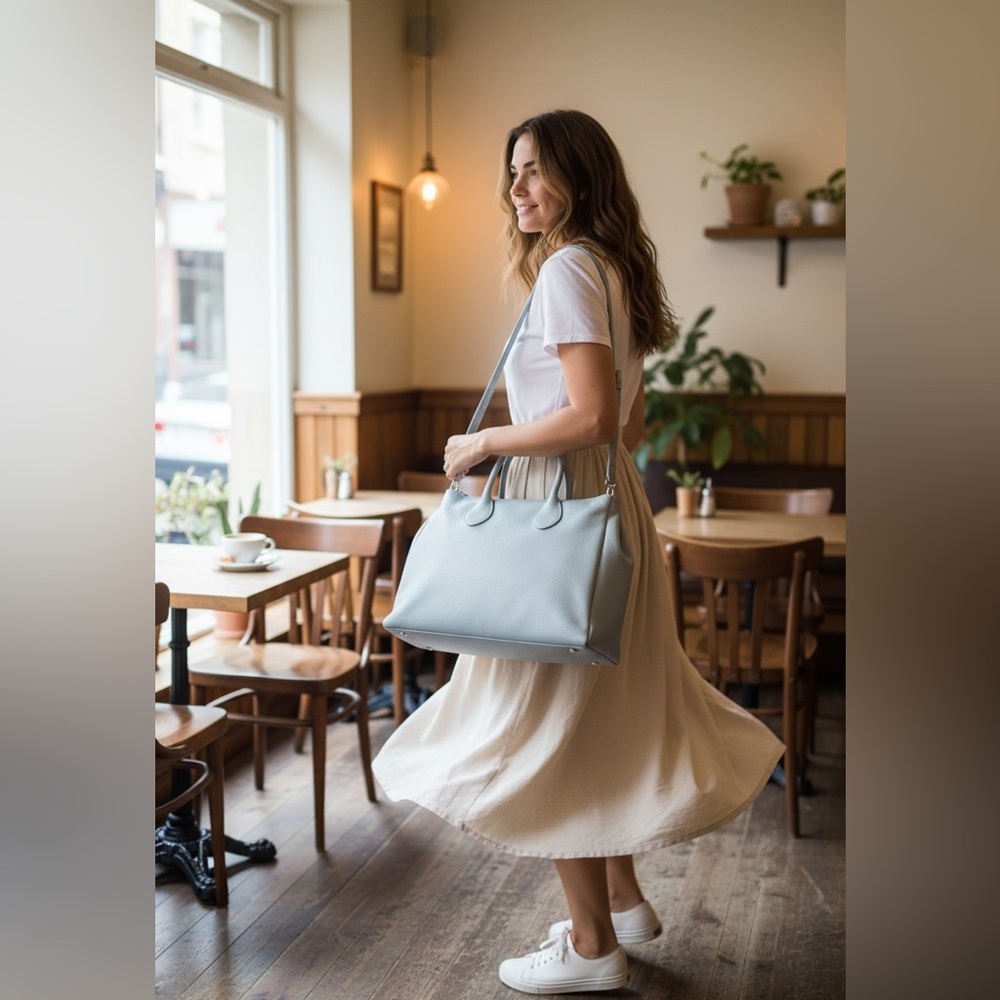 Le Borse Di Giulia Italy Pebble Leather Bag